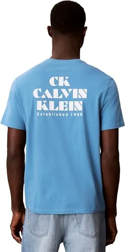 Calvin Klein ▫️ SS 30s EU CK Resort T-shirt com estampado Lv04rg802g T-shirts com estampado para homem 2