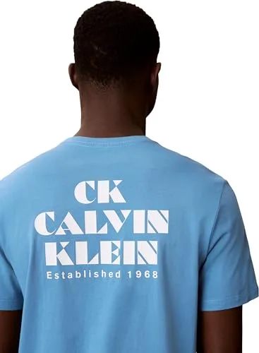 Calvin Klein ▫️ SS 30s EU CK Resort T-shirt com estampado Lv04rg802g T-shirts com estampado para homem 5