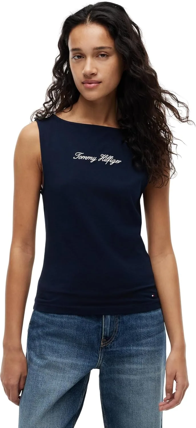 Tommy Hilfiger ▫️ WW0WW50947 CLASSIC SCRIPT BOAT TOP