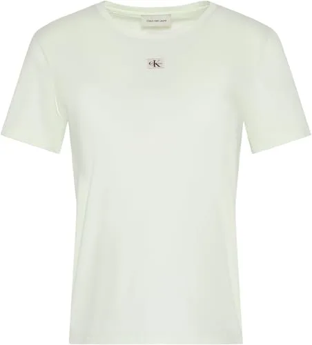 Calvin Klein ▫️ Camisola SS Woven Label Classic Fit Lv047f227g para mulher 4