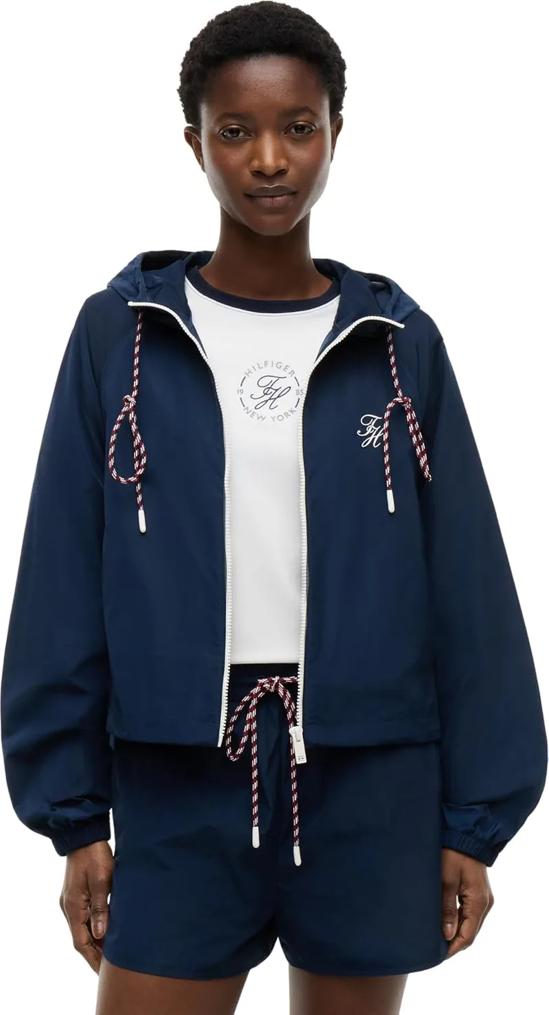 Tommy Hilfiger ▫️ Casaco corta-vento para mulher