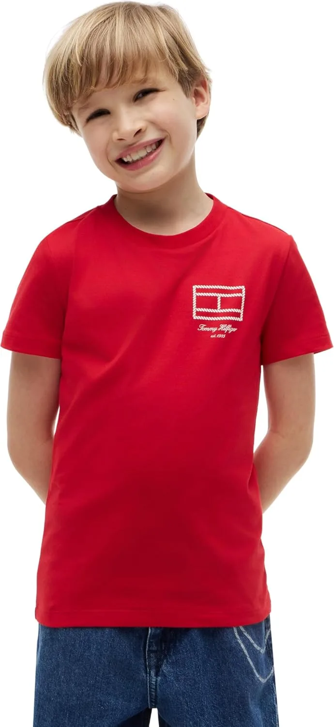 Tommy Hilfiger ▫️ Camisola de manga curta para crianças