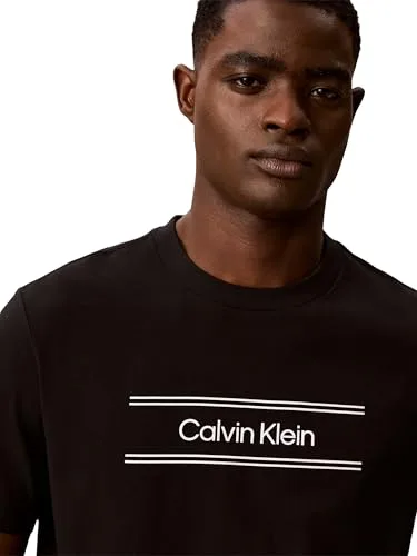 Calvin Klein ▫️ SS 20s EU SPW Stndrd Graphic tee Lv04lg813g T-shirts com estampado para homem 4