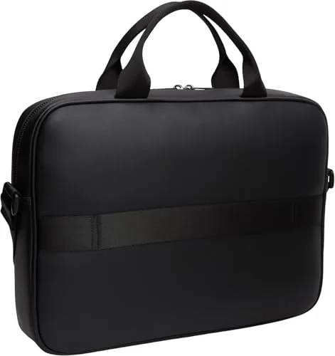Tommy Hilfiger ▫️ Pasta para portátil Metro para homem com alça transversal, Preto (Black), Tamanho único 2