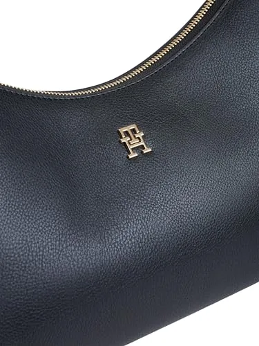 Tommy Hilfiger ▫️ Mala com alça de ombro para mulher Icon com porta-moedas, Preto (Black), Tamanho Único 4