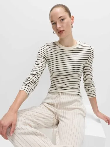 Marks & Spencer ▫️ Top Premium com elevado teor de algodão para mulher, corte justo e elástico 2