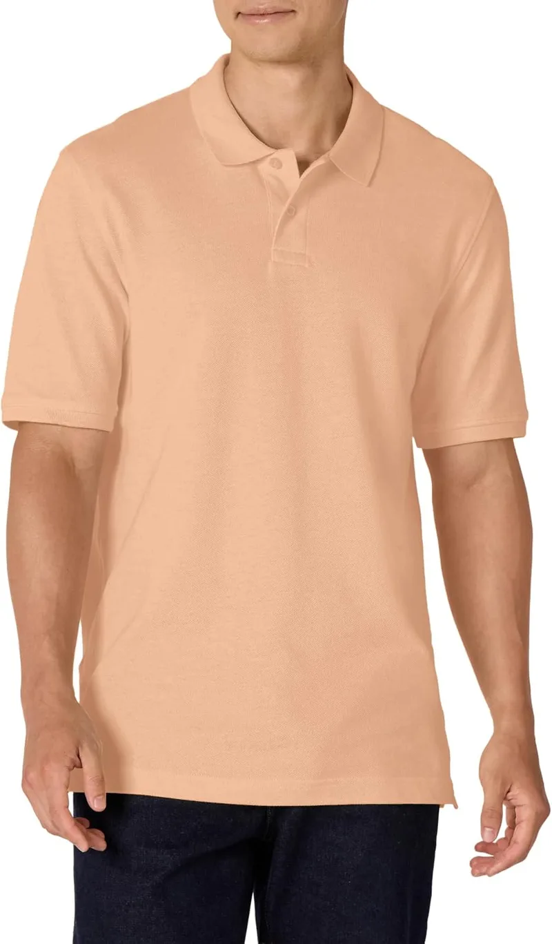 Amazon Essentials ▫️ Polo de algodão piqué, de manga curta e corte normal (disponível em tamanhos grandes) para homem