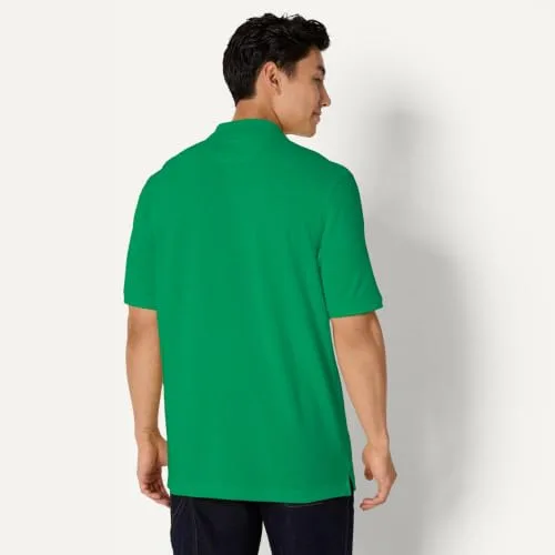 Amazon Essentials ▫️ Polo de algodão piqué de manga curta e corte normal (disponível em tamanhos grandes) para homem 2