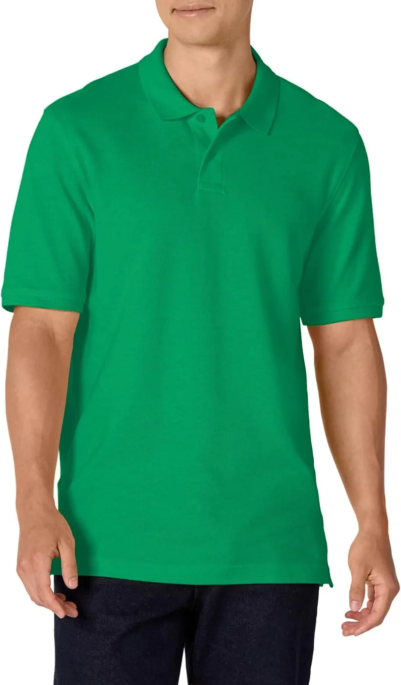Amazon Essentials ▫️ Polo de algodão piqué de manga curta e corte normal (disponível em tamanhos grandes) para homem