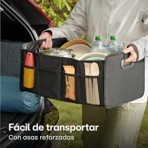 Praknu ▫️ Organizador Dobrável para a Bagageira de 40 L – Caixa para a Bagageira do Carro 6