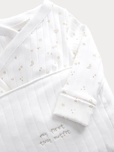Marks & Spencer ▫️ Conjunto de 3 peças com macacão e elevado teor de algodão para bebé 2