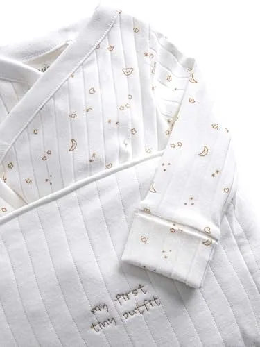 Marks & Spencer ▫️ Conjunto de 3 peças com macacão e elevado teor de algodão para bebé 3