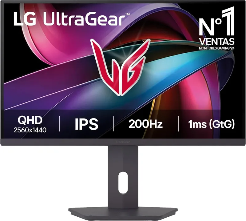 LG ▫️ Monitor de jogos Ultragear 27G610A-B - 27'', IPS, Roxo | QHD (2560 x 1440), 200 Hz, 1 ms, FreeSync Premium, REGULAÇÃO DE ALTURA, Painel IPS, DisplayHDR 400, Black Stabilizer