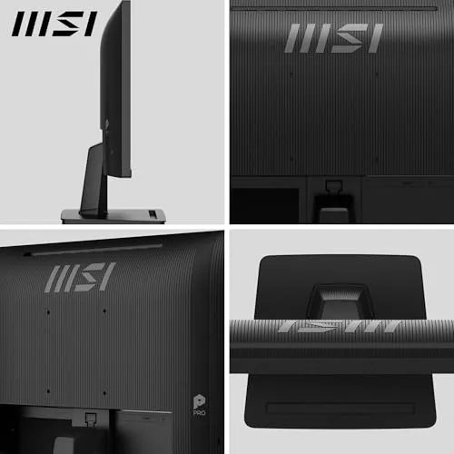 MSI ▫️ Pro MP225A E12VL Monitor de 22" FHD, 1920 x 1080 VA, 144 Hz, 1 ms, Adaptive-Sync, Eye Care, HDMI 1.4b, inclinação ajustável, montagem VESA, preto 6