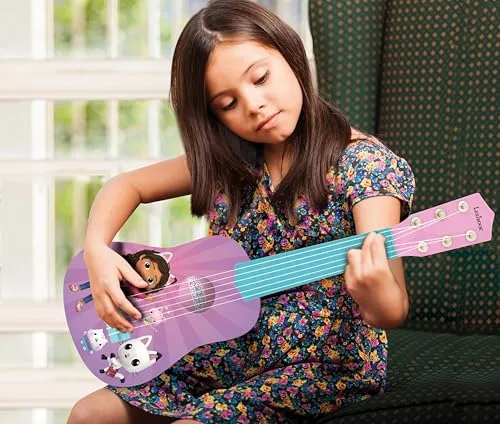 LEXIBOOK ▫️ A Casa da Gabby – A Minha Primeira Guitarra, K200GDHLXB 4