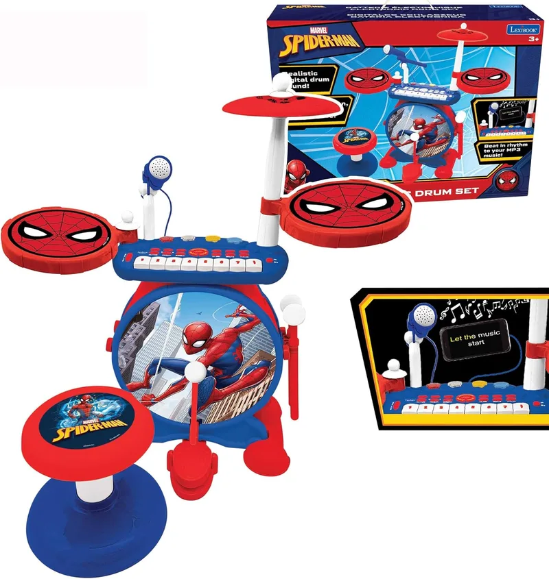 LEXIBOOK ▫️ Spider-Man Bateria, K610SPLXB