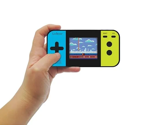 LEXIBOOK ▫️ Compact Cyber Arcade – Consola de jogos portátil, 250 jogos, ecrã LCD, a pilhas, para crianças e adolescentes, Preto / Azul / Verde, JL2377LXB 6