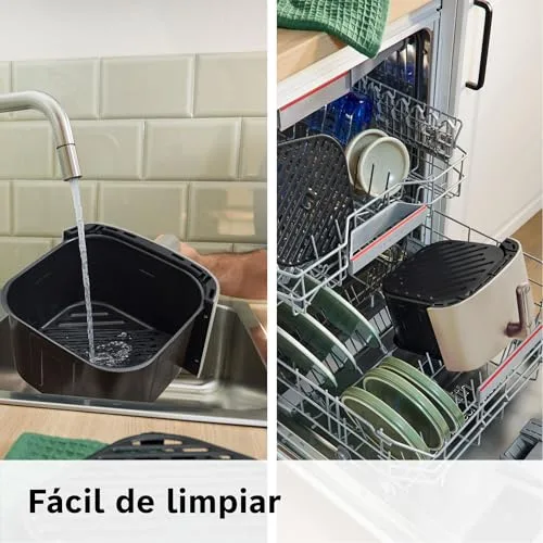 Bosch ▫️ Fritadeira de ar quente Série 4, 6,1 L, Dupla fonte de calor, Cor creme, MAF462C0 6