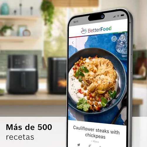 Bosch ▫️ Fritadeira de ar quente Série 4, 6,1 L, Dupla fonte de calor, Cor creme, MAF462C0 7