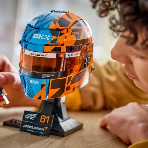 LEGO ▫️ Editions McLaren MasterCard F1 Team: Capacete de Oscar Piastri - Produtos oficiais da Fórmula 1 - Conjunto de modelos com minifigura colecionável - Presente para rapazes a partir dos 14 anos e fãs do automobilismo - 43017 6
