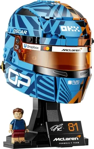LEGO ▫️ Editions McLaren MasterCard F1 Team: Capacete de Oscar Piastri - Produtos oficiais da Fórmula 1 - Conjunto de modelos com minifigura colecionável - Presente para rapazes a partir dos 14 anos e fãs do automobilismo - 43017 7