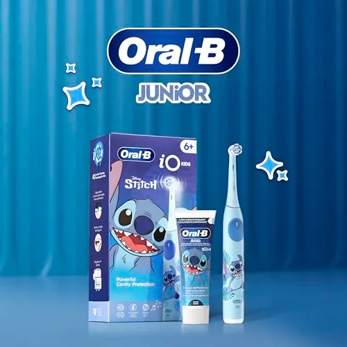 Oral-B ▫️ Pasta de dentes Pro Junior Disney Stitch para crianças, embalagem de 4 x 75 ml 7