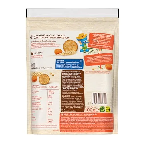 NESTLÉ ▫️ PequeCrackers Cenoura +12 meses 6x100 g 3