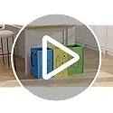 Lifewit ▫️ Cubo do Lixo para Reciclagem, 3 Sacos de Lixo para Reciclagem em Várias Cores 7