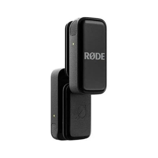 RØDE ▫️ Wireless Micro - Kit de microfone sem fios compacto para câmara, dois microfones com recetor para câmara, recetor para smartphone e estojo de carregamento para criação de conteúdos - USB-C, preto 7
