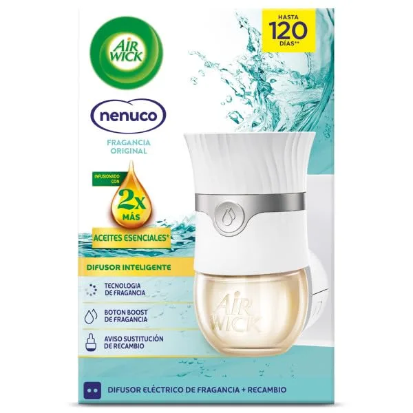 Air Wick ▫️ Elétrico - aparelho e 3 recargas com fragrância Nenuco, com o dobro de óleos essenciais 2