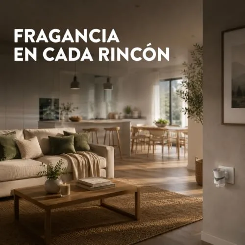 Air Wick ▫️ Ambientador Elétrico - Difusor inteligente com tecnologia Anti-Fading + 3 recargas com aroma a lavanda, enriquecidas com o dobro de óleos essenciais 5