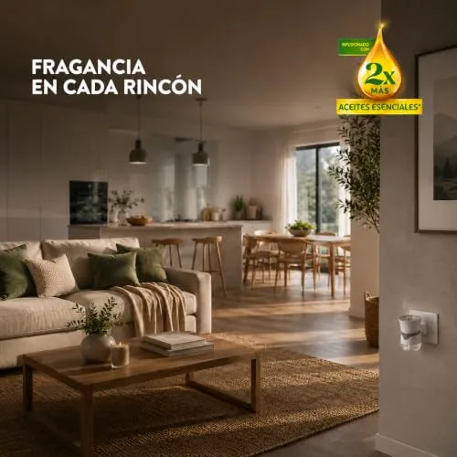 Air Wick ▫️ Ambientador Elétrico - Difusor inteligente com tecnologia Anti-Fading + 3 recargas com aroma a lavanda, enriquecidas com o dobro de óleos essenciais 6
