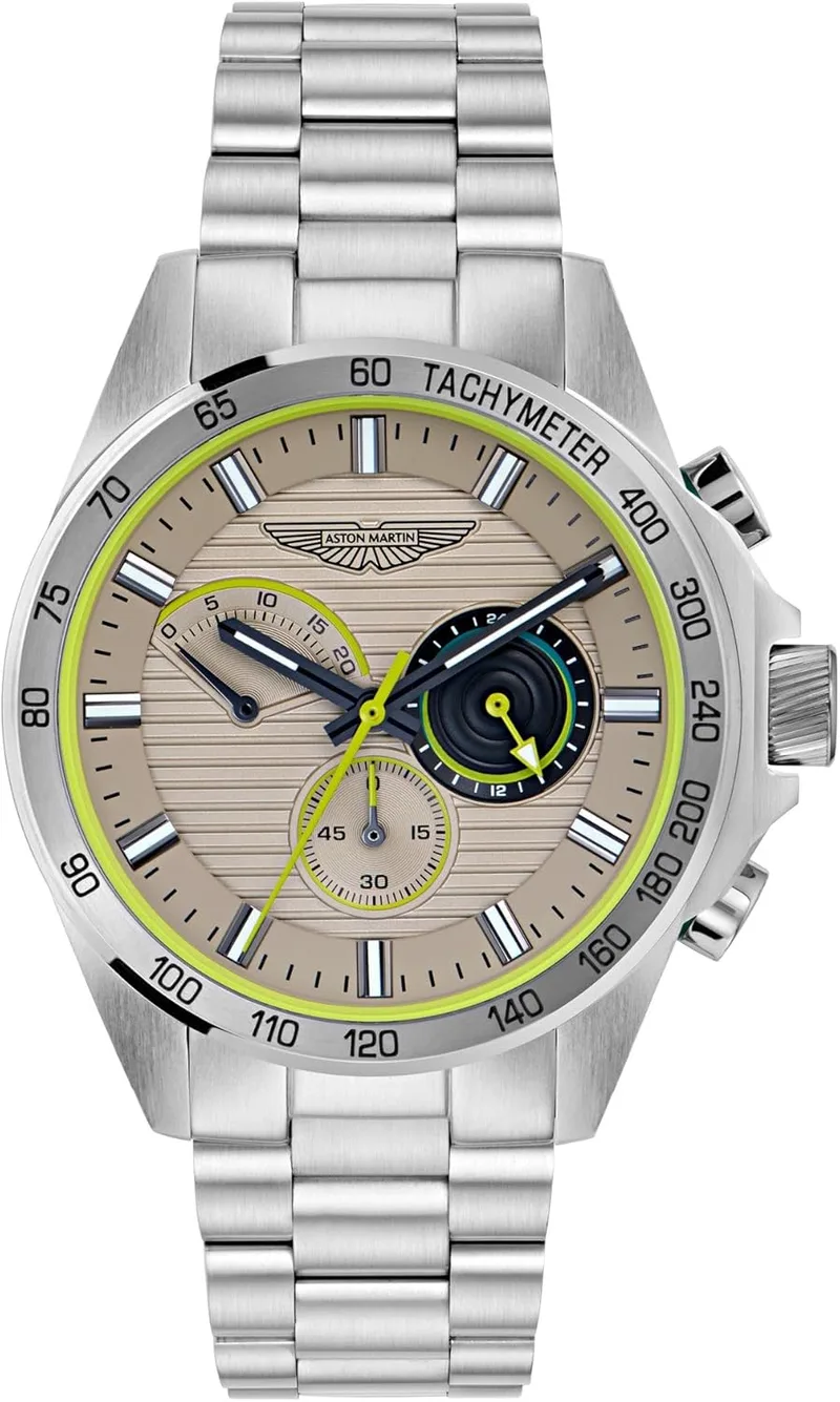 Aston Martin Racing ▫️ Aston Martin Relógio de pulso cronógrafo de quartzo para homem Aml Thrill HLC W