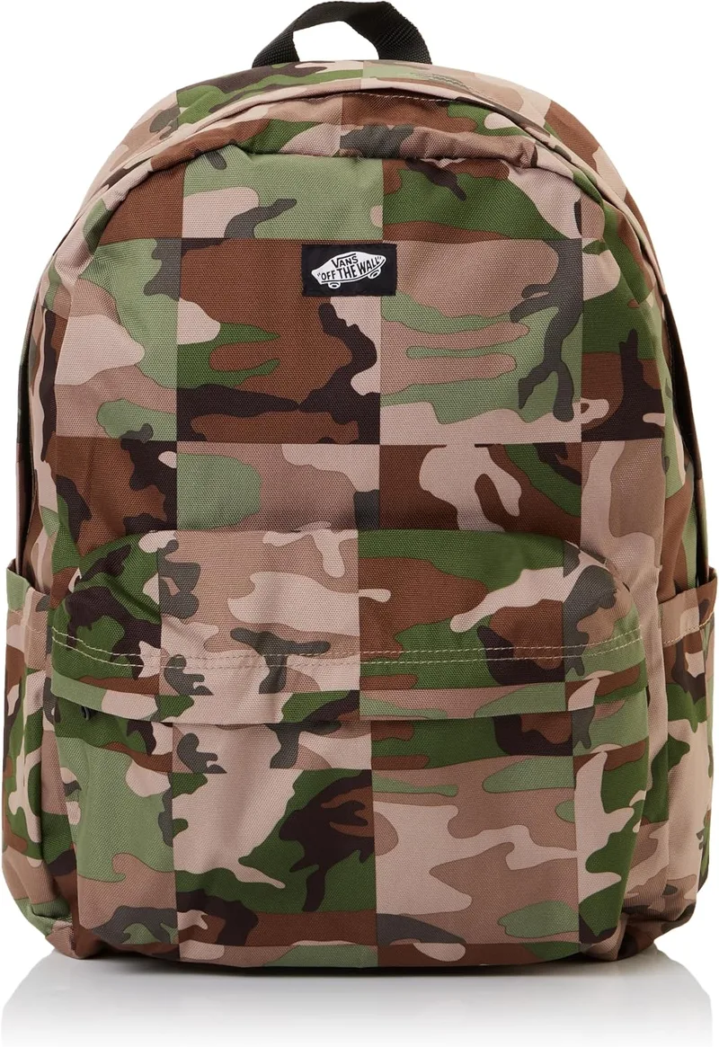 Vans ▫️ Mochila unissexo Old Skool, alumínio, M