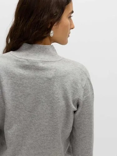 Marks & Spencer ▫️ Camisola de gola alta com slogan para mulher, corte normal, com elasticidade 4