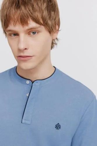 SPRINGFIELD ▫️ Camisa Polo Oxford Basic com Gola Mao para Homem 2