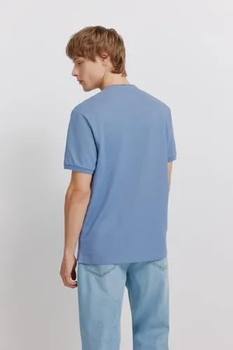 SPRINGFIELD ▫️ Camisa Polo Oxford Basic com Gola Mao para Homem 4