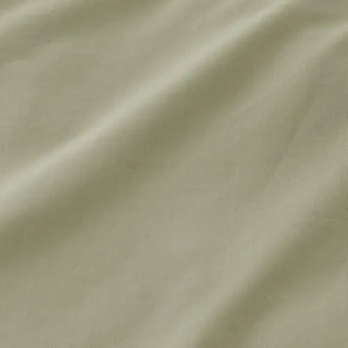 GAMUSI ▫️ Conjunto de capa de edredão para cama 80/90, liso, 100% algodão, capa de edredão 150x220 cm e capa de almofada, respirável, macio, cor verde 5