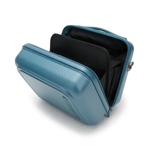 Mandarina Duck ▫️ Bolsa de maquilhagem Logoduck + Beauty Case Tailor Blue Azul petróleo 3