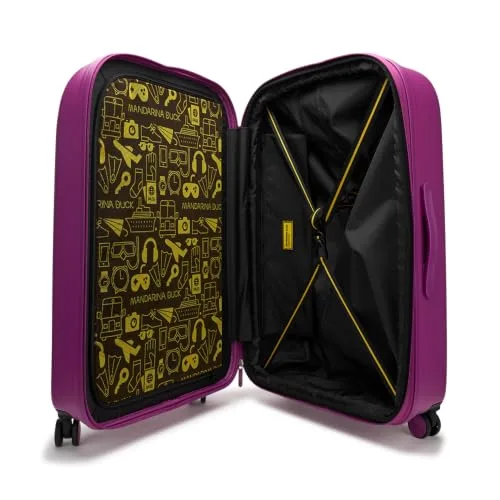 Mandarina Duck ▫️ Logoduck + Trolley Digital Rosa-púrpura 75 cm 4