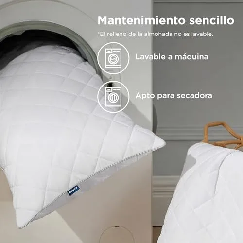 Bedsure ▫️ Almofada Antialérgica, 2 unidades - 40x80, respirável e antialérgica 6