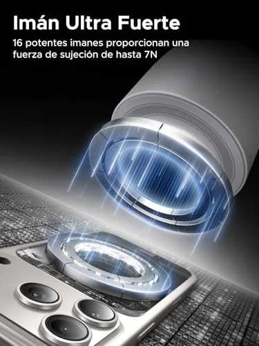 UGREEN ▫️ Zapix Qi2 25 W Carregador sem fios para iPhone com MagSafe de carregamento rápido (Branco) 5