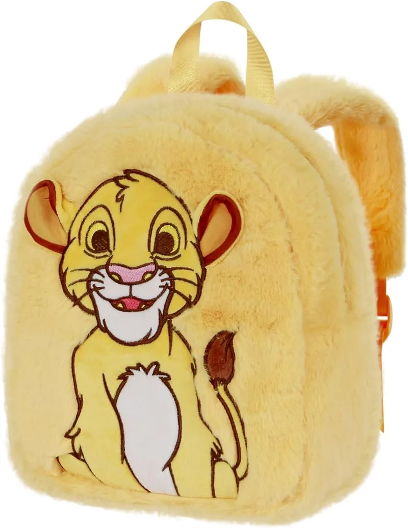 Disney ▫️ Mochila de peluche unissexo para crianças (conjunto de 1)