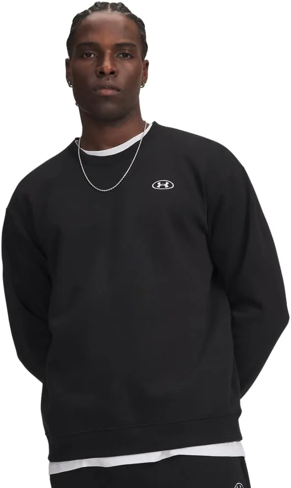 Under Armour ▫️ Camisola Rival Fleece Crew para homem (pacote de 1)