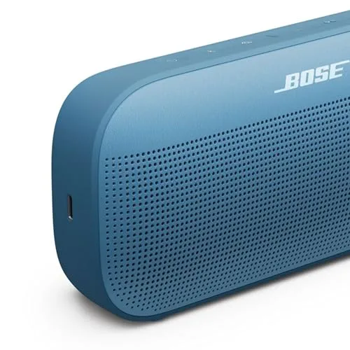 Bose ▫️ Altifalante Bluetooth portátil SoundLink Flex SE (2.ª geração), pequeno altifalante sem fios portátil para exterior com áudio Hi-Fi, até 12 horas de autonomia da bateria, à prova de água e poeira, cor Blue Dusk 5
