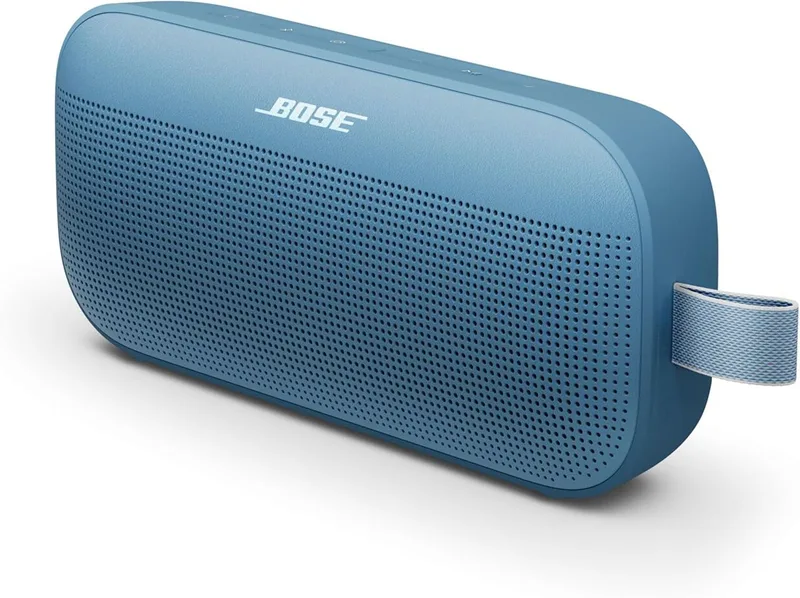 Bose ▫️ Altifalante Bluetooth portátil SoundLink Flex SE (2.ª geração), pequeno altifalante sem fios portátil para exterior com áudio Hi-Fi, até 12 horas de autonomia da bateria, à prova de água e poeira, cor Blue Dusk