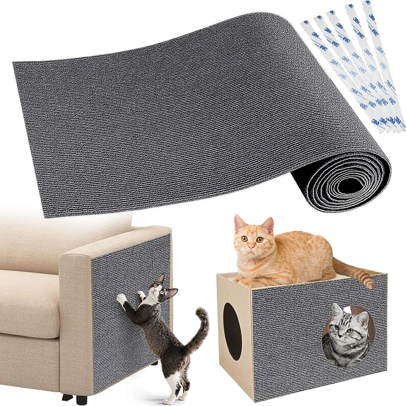 Gimars ▫️ Tapete para Gatos Autoadesivo, Tabuleiro para Gatos Arranharem, Protetor de Sofá contra Arranhões de Gatos, Tapete para Gatos Arranharem, Protetor de Móveis Anti-Arranhões, 200 cm × 40 cm