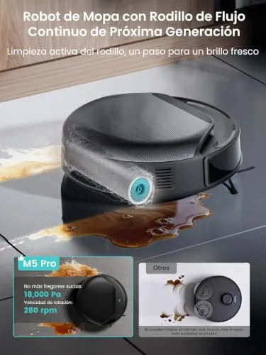 Lefant ▫️ M5 Pro – Aspirador e esfregão robótico com base de esvaziamento automático 2