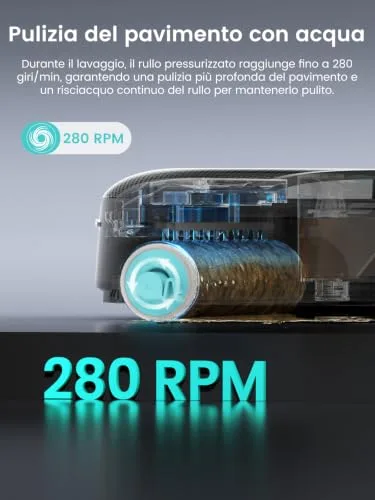 Lefant ▫️ M5 Pro – Aspirador e esfregão robótico com base de esvaziamento automático 4