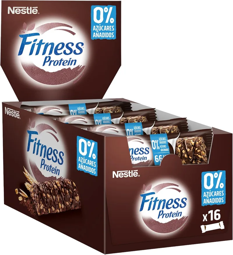 nestle india ltd. ▫️ Fitness 0% Barras de Proteína de Cacau 16x20g